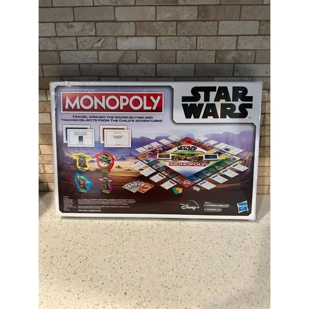 New Sealed Monopoly Star Wars The Mandalorian‎ The Child Edition Board Game